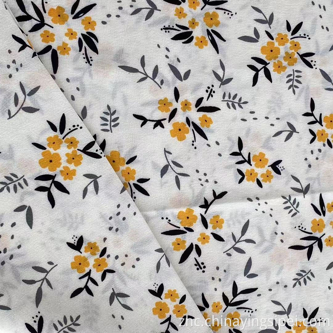 ISP纺织花打印4路伸展97%聚酯3%弹性纤维织物印花织物适合女士